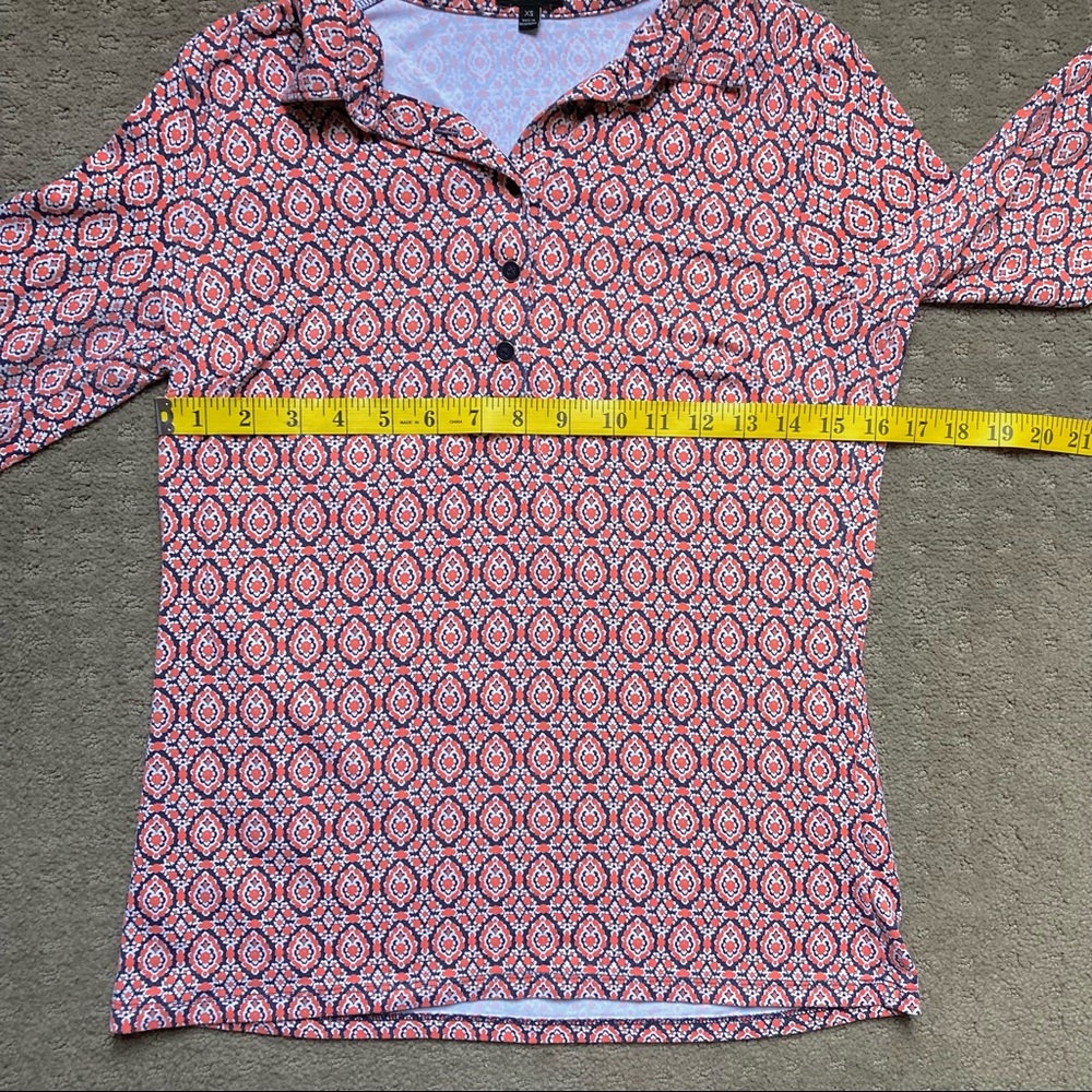 Talbots Patterned Blouse - Picture 5 of 7